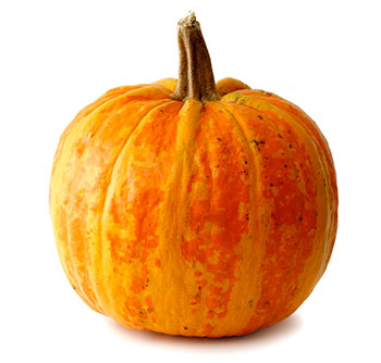a single pumpkin