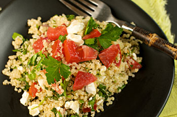 tabbouleh made with quinoa