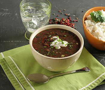 Black Bean Chili - click for the recipe!