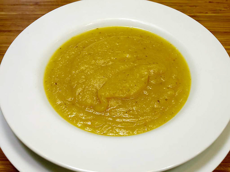 Acorn Squash Soup, a healthy recipe from Dr. Gourmet