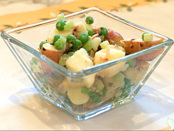 Bacon Thyme Potato Salad recipe from Dr. Gourmet