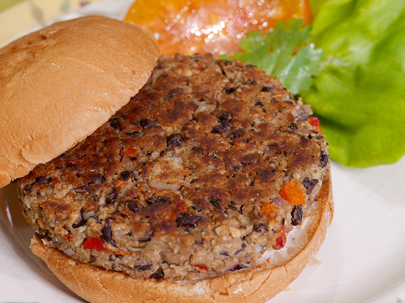 Black Bean and Jack Burgers from Dr. Gourmet