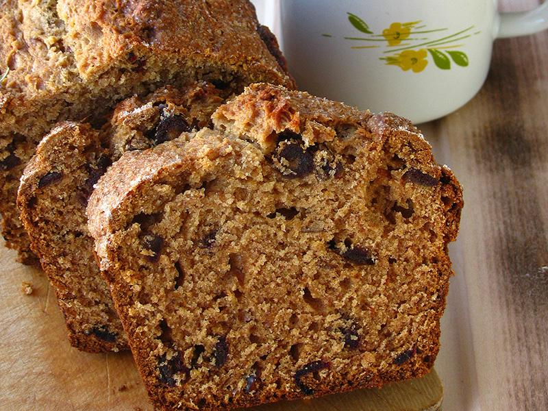 Date Nut Bread recipe from Dr. Gourmet