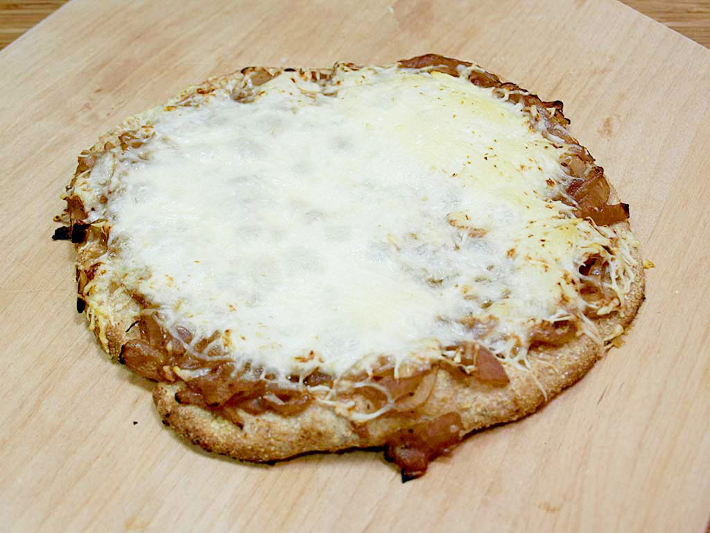 French Onion Pizza recipe from Dr. Gourmet
