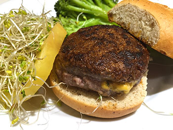 Jalapeno and Cheddar Stuffed Hamburger recipe by Dr. Gourmet