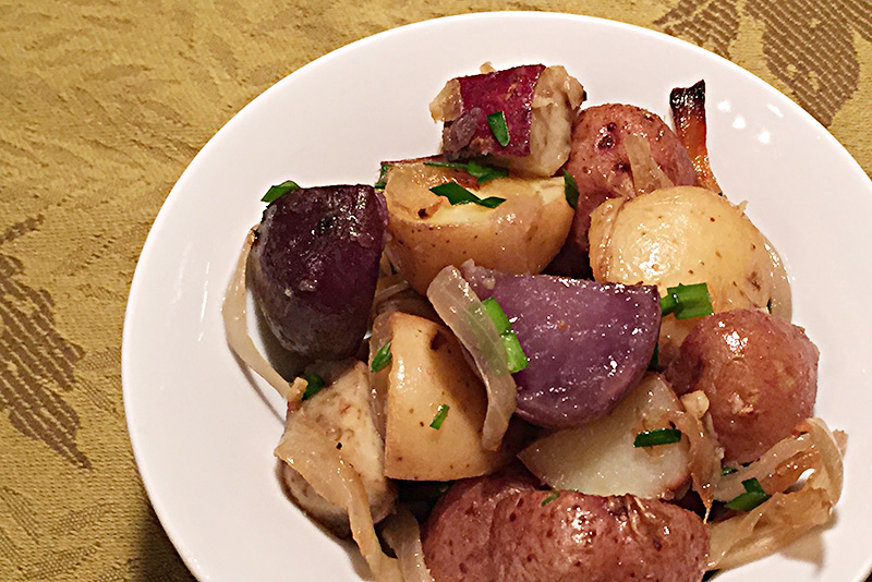 Roasted Mixed Potatoes from Dr. Gourmet