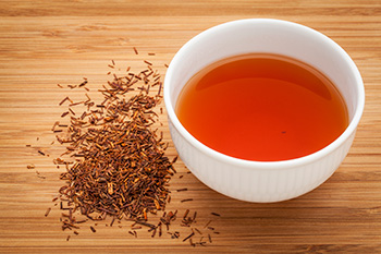 a cup of rooibos tea