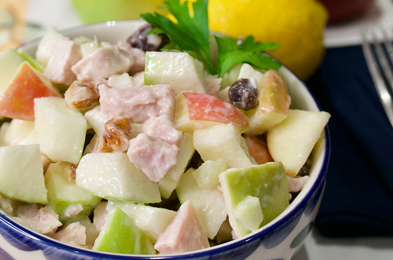 Turkey Waldorf Salad recipe from Dr. Gourmet