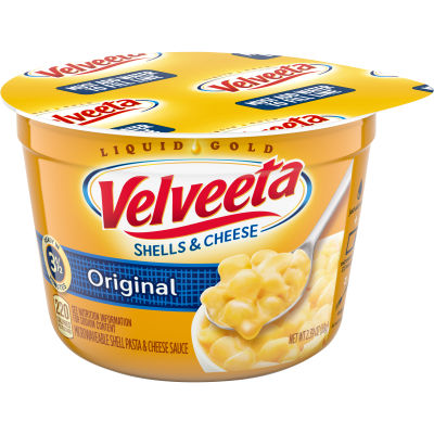 Velveeta microwaveable shells and cheese