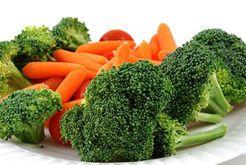 Carrots and broccoli