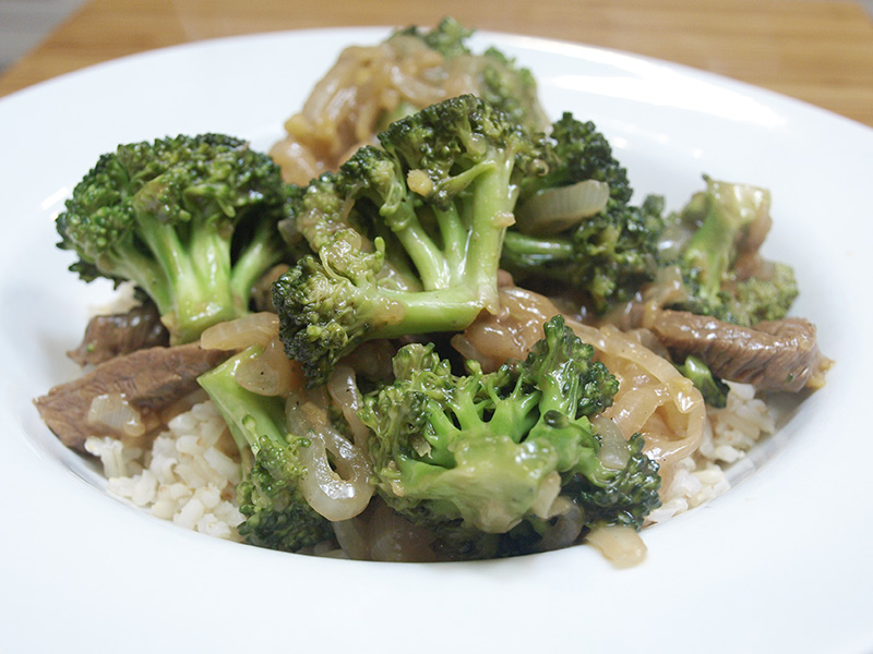 Asian Beef with Broccoli recipe from Dr. Gourmet