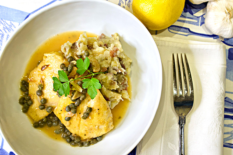 Chicken Piccata recipe from Dr. Gourmet