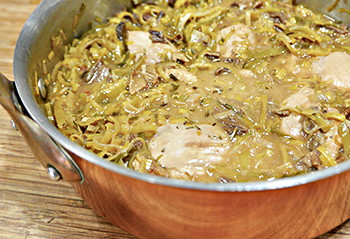 Coq au Riesling recipe from Dr. Gourmet