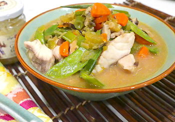 Ginger Fish Soup recipe from Dr. Gourmet