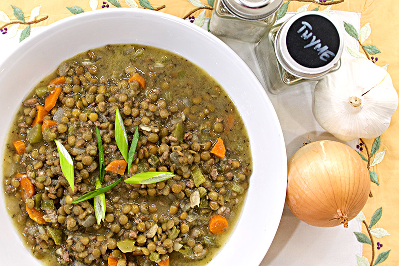 Lentils with Sausage