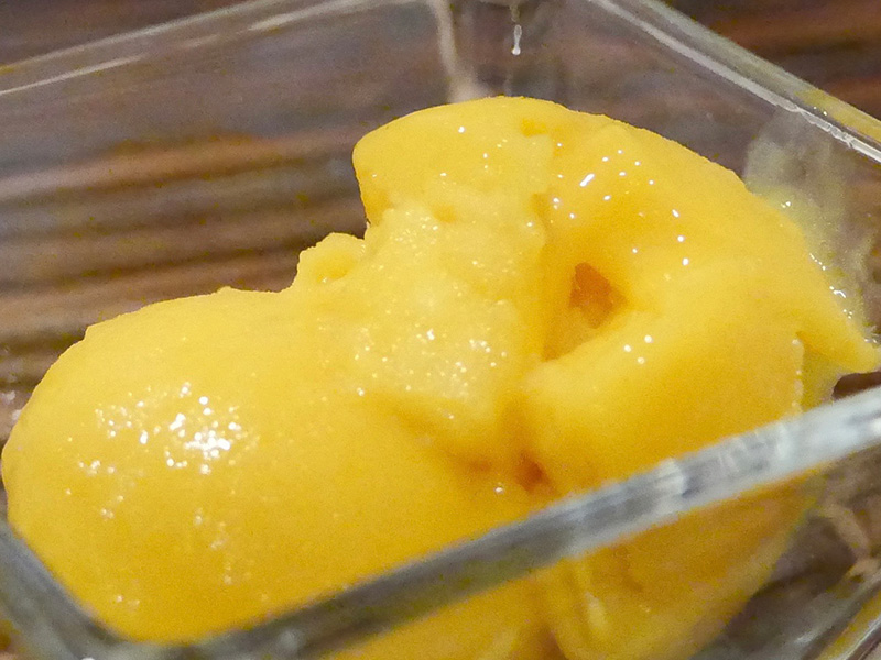 Mango Sorbet recipe from Dr. Gourmet