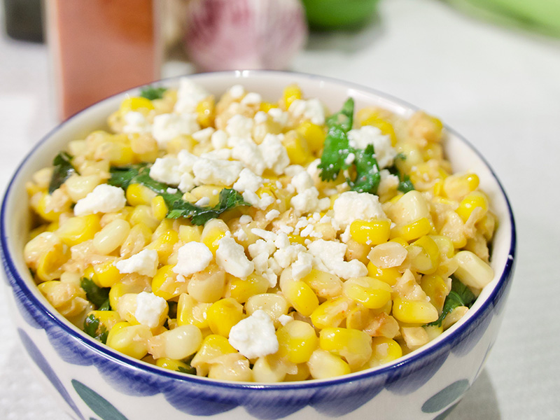 Mexican Street Corn recipe from Dr. Gourmet