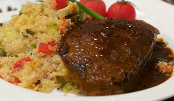Moroccan Steak, a recipe from Dr. Gourmet