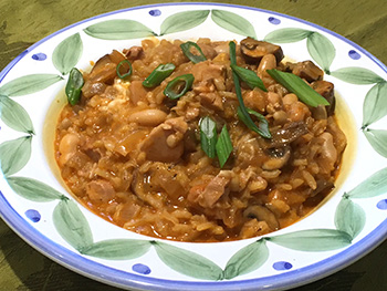 Smoked Paprika Risotto - a one pot recipe from Dr. Gourmet