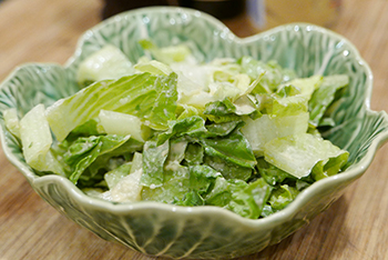 Roasted Garlic Caesar Salad Dressing recipe from Dr. Gourmet