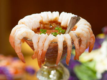 Shrimp Cocktail - a Healthy Cocktail Sauce recipe from Dr. Gourmet