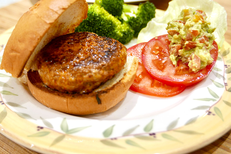 delicious, healthy Smoky Turkey Burgers from Dr. Gourmet
