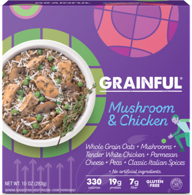 Dr. Gourmet reviews the Mushroom & Chicken bowl from Grainful