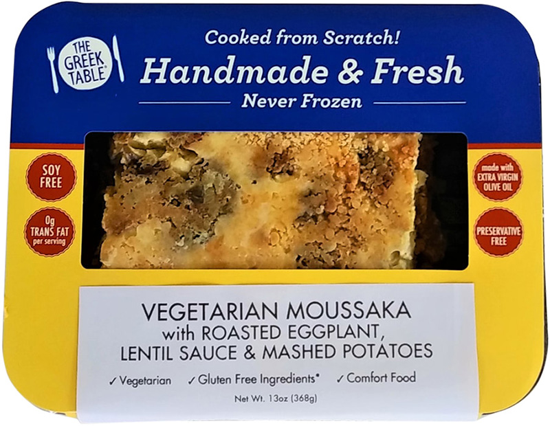 Dr. Gourmet reviews the Vegetarian Moussaka from The Greek Table