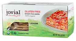 Dr. Gourmet Reviews Jovial Foods Gluten-Free Lasagna Pasta