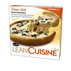 Lean Cuisine Spinach and Mushroom Pizza