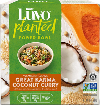 Dr. Gourmet reviews the Great Karma Coconut Curry bowl from Luvo Food