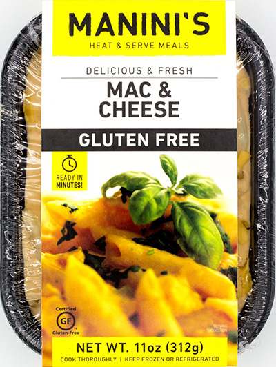 Dr. Gourmet reviews Mac & Cheese from Manini's Gluten Free