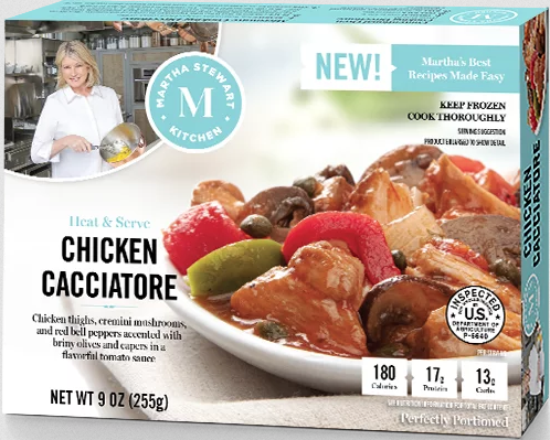 Dr. Gourmet reviews the Chicken Cacciatore from Martha Stewart