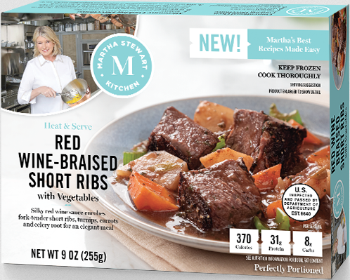 Dr. Gourmet reviews the Red Wine-Braised Short Ribs from Martha Stewart