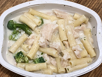 The Creamy Chicken Rigatoni from Main Street Kitchen, after cooking