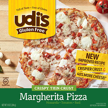 Udi's Gluten Free Margherita Pizza, reviewed by Dr. Gourmet